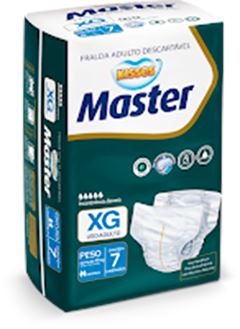 Fralda Geriatrica Kisses Master Xg 07un