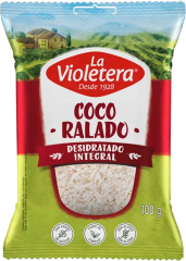Coco Ralado La Violetera Puro 100g
