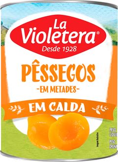 Doce De Pessego La Violetera Metade 485g