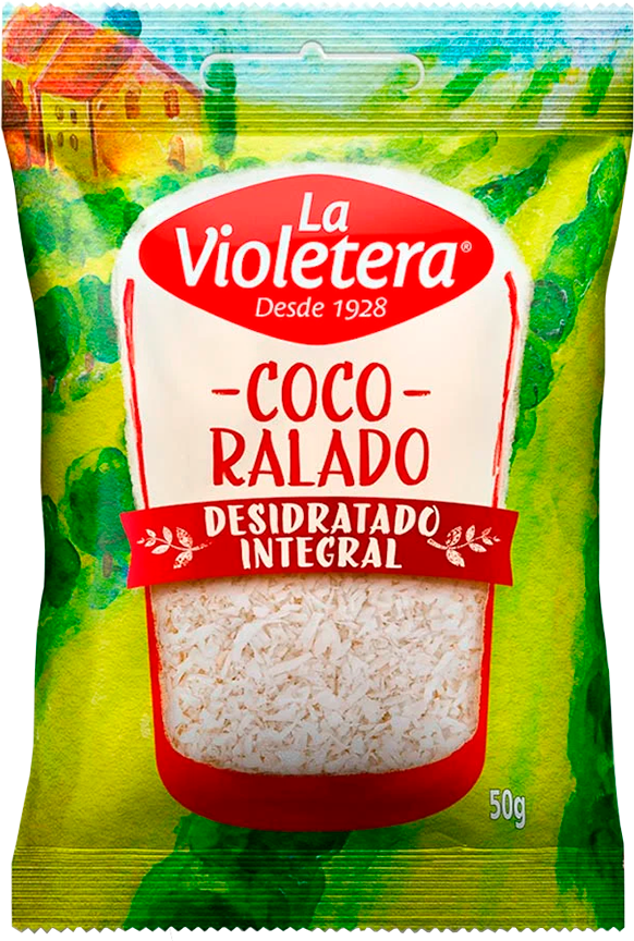 Coco Ralado La Violetera Puro 50g