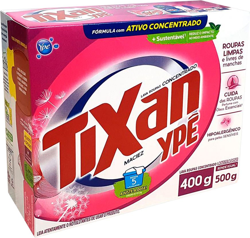 Sabao Em Po Tixan Ype Maciez 400g