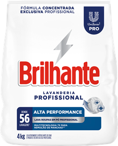 Sabao Em Po Brilhante Profissional Sachet 4kg