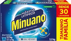 Sabao Em Po Minuano Maxima Limpeza Azul Caixa 2,2kg