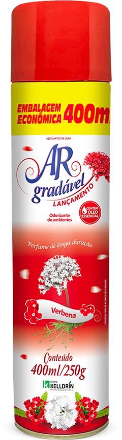 Desodorizador Ar Gradavel Aero Verbena 400ml