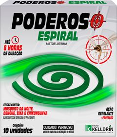 Inseticida Kelldrin Poderoso Espiral 10un