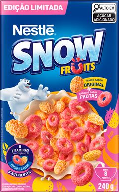 Alimento Matinal Nestle Snow Fruits 240g