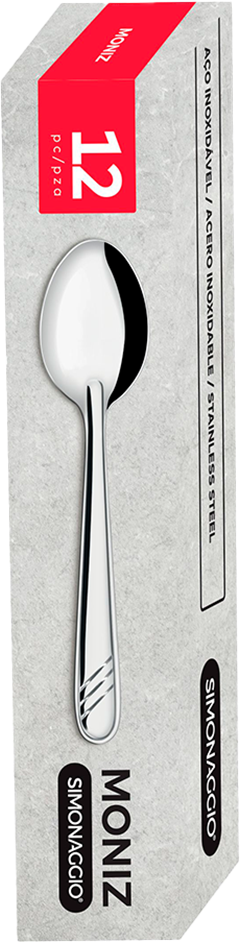 Colher Mesa Inox Simonaggio Moniz 12pcs