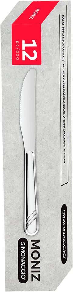 Faca Mesa Inox Simonaggio Moniz 12pcs