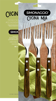 Garfo Mesa Inox Simonaggio Cucina Mia Cabo Madeira 3pcs