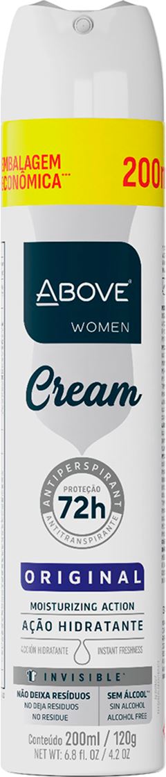 Desodorante Aerossol Above Feminino Cream 200ml