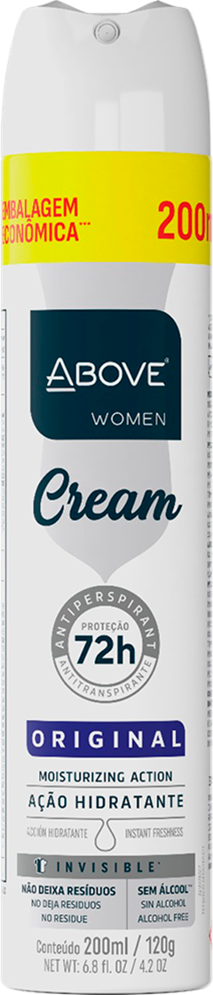 Desodorante Aerossol Above Feminino Cream 200ml