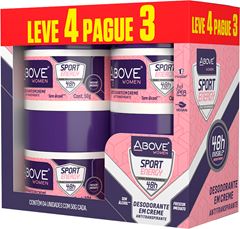 Desodorante Creme Above Feminino Sport Energy Lv4 Pg3 50g