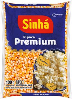 Milho De Pipoca Sinha Premium 400g