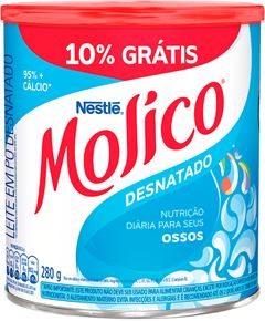 Leite Em Po Molico Desnatado 280g 10% Gratis