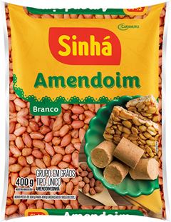 Amendoim Sinha Branco 400g
