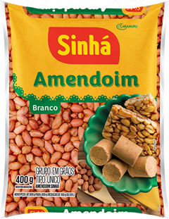 Amendoim Sinha Branco 400g