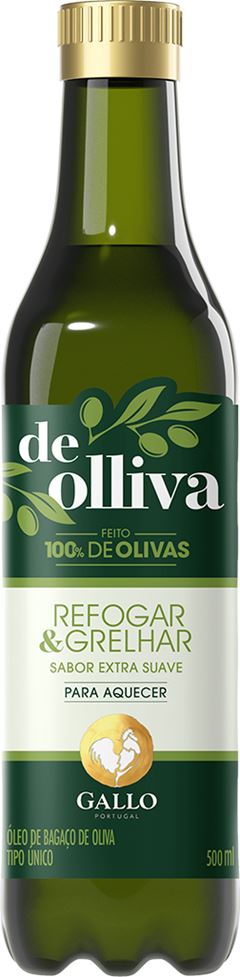 Oleo Composto 100% Oliva Extra Suave Gallo Pet 500ml