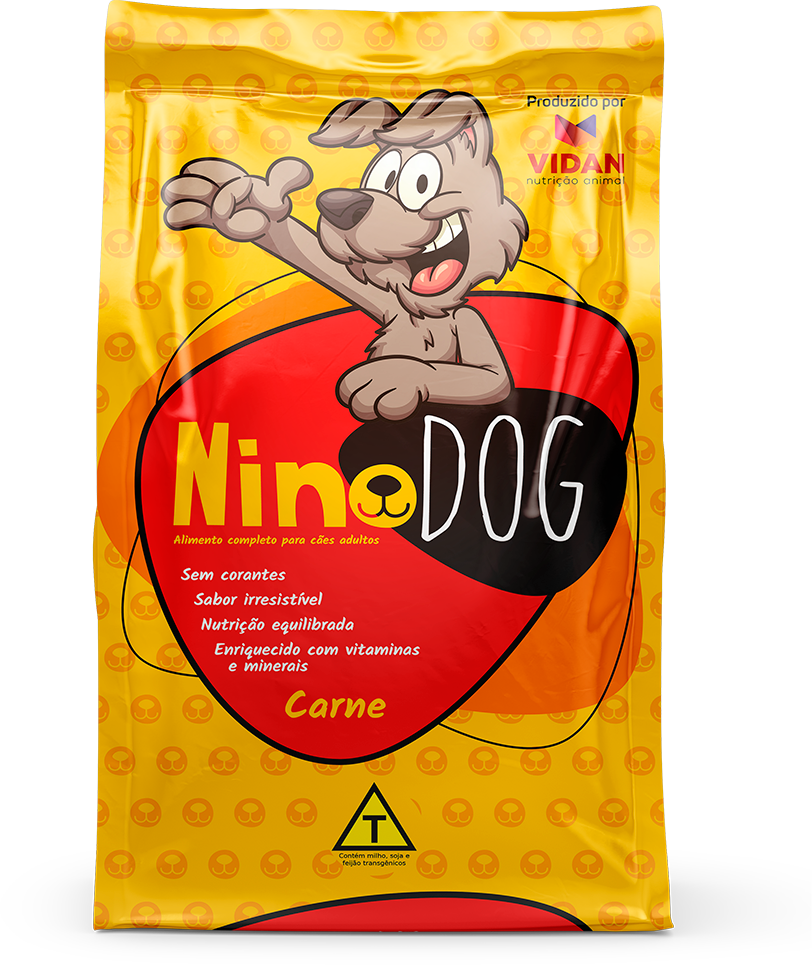 Racao Para Caes Nino Dog Adulto Carne 6kg