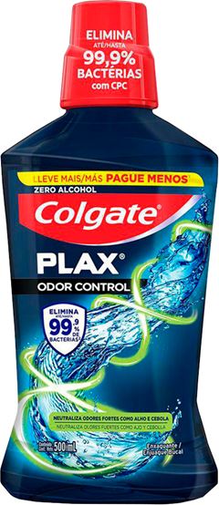 Enxaguante Bucal Colgate Plax Odor Contral 500ml