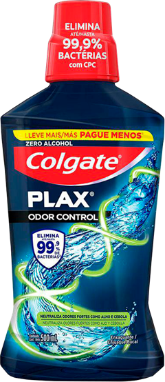 Enxaguante Bucal Colgate Plax Odor Contral 500ml