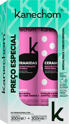 Kit Kanechom Ceramidas Shampoo 300ml + Condicionador 300ml