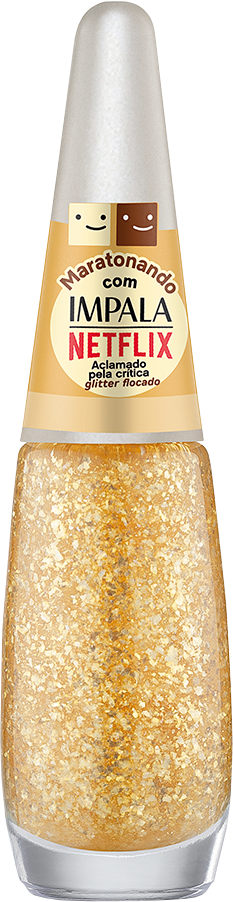 Esmalte Impala Glitter Netflix Aclamado Pela Critica 6un