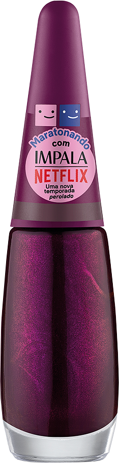 Esmalte Impala Cremoso Netflix Netinha 6un