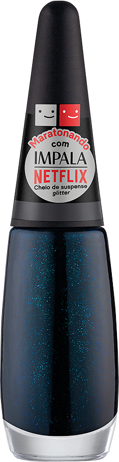 Esmalte Impala Glitter Netflix Cheio De Suspense 6un