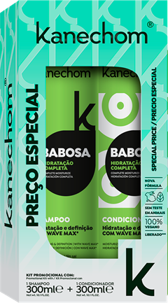 Kit Kanechom Babosa Shampoo 300ml + Condicionador 300ml