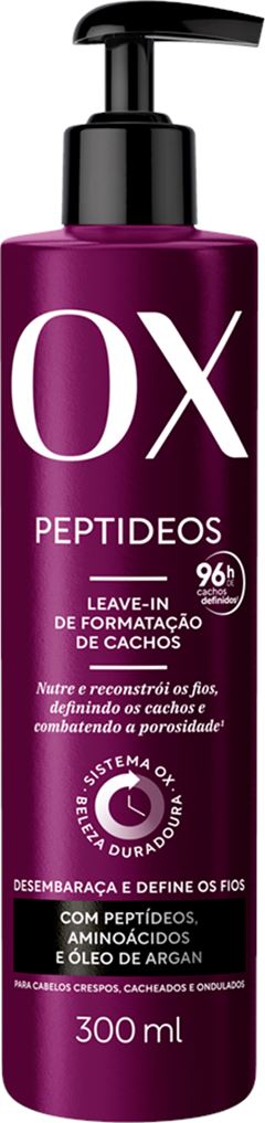 Creme De Pentear Leave-In Ox Peptideos Pump 300ml