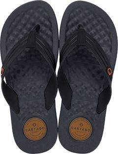 Sandalia Cartago Arizona Masc Adulto Cinza/Preto/Laranja