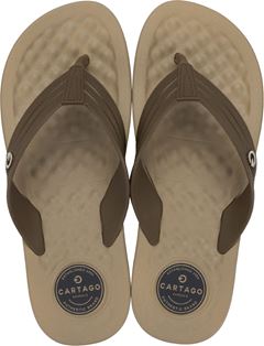 Sandalia Cartago Arizona Masc Adulto Bege/Marrom/Cinza