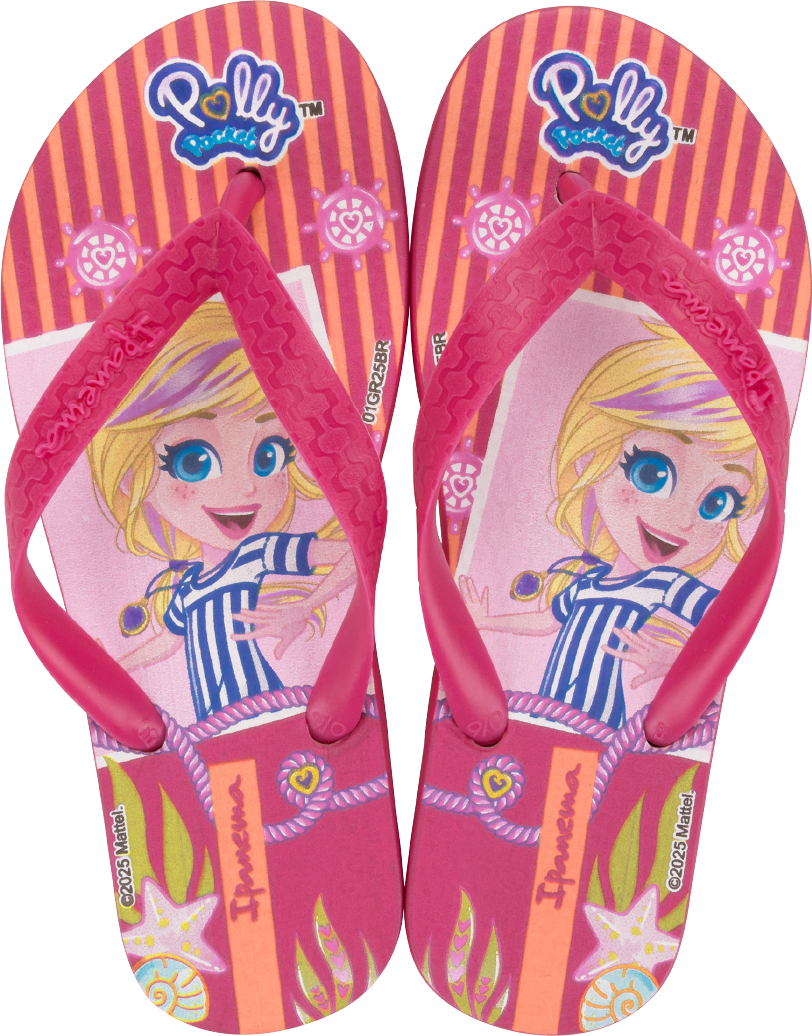 Sandalia Ipanema Polly Fem Infantil Rosa/Rosa Medio