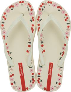 Sandalia Ipanema Day Fem Adulto Bege/Bege/Vermelho