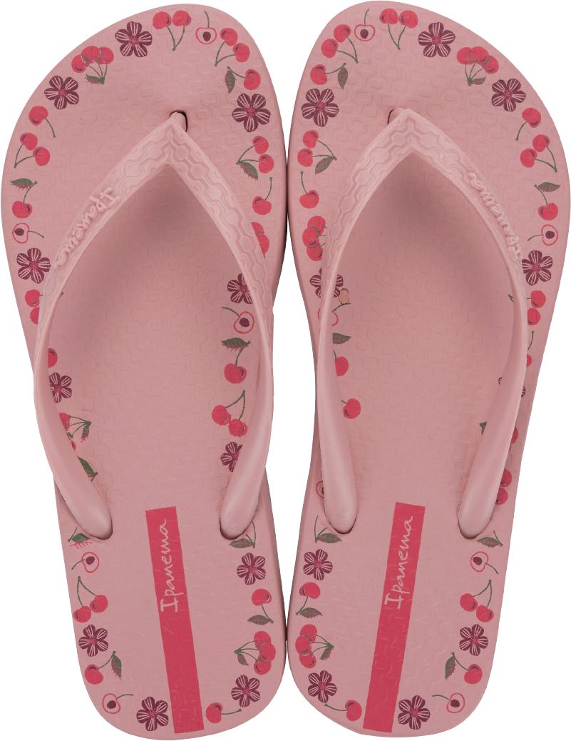 Sandalia Ipanema Day Fem Adulto Rosa/Rosa/Verde
