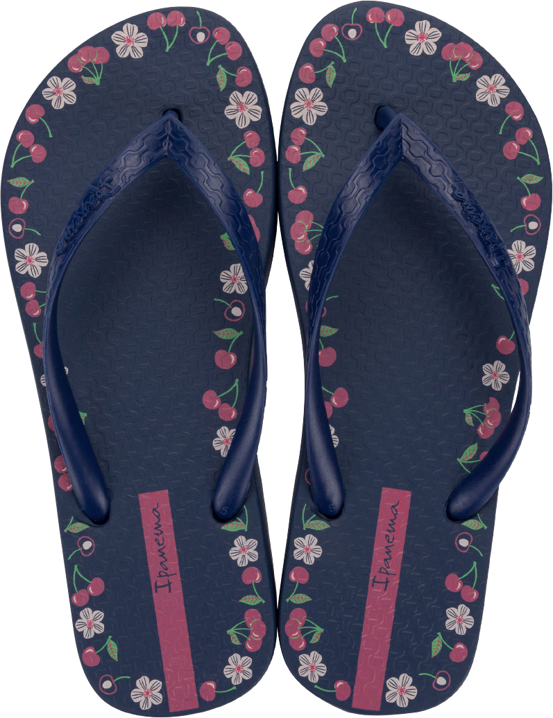 Sandalia Ipanema Day Fem Adulto Azul Escuro/Azul/Rosa