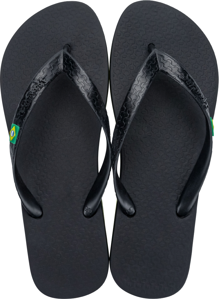 Sandalia Ipanema Brasil Adulto Preto/Preto 37/38