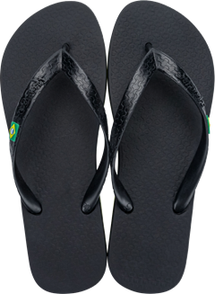 Sandalia Ipanema Brasil Adulto Preto/Preto 37/38
