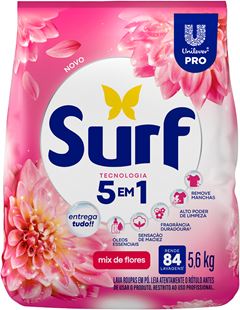 Sabao Em Po Surf Mix De Flores  Sachet 5,6kg