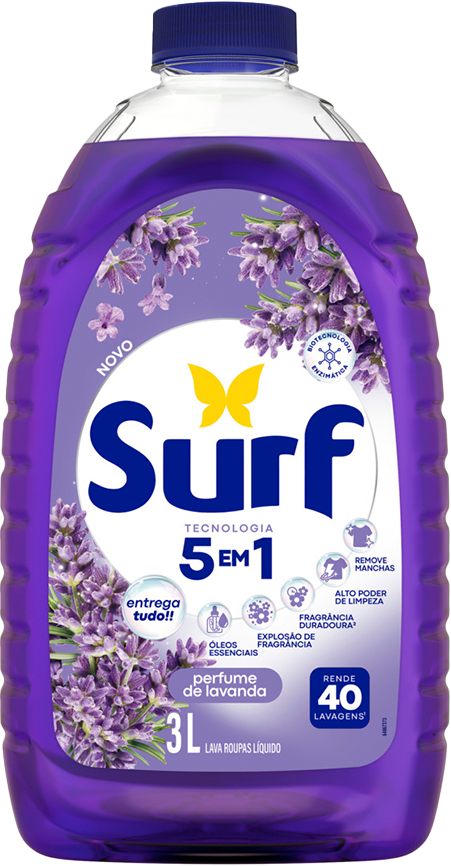 Sabao Liquido Surf Lavanda 3l