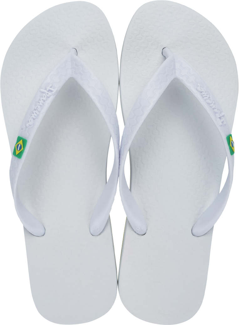Sandalia Ipanema Brasil Masc Adulto Branco/Branco 37/38