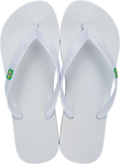 Sandalia Ipanema Brasil Adulto Branco/Branco 43/44