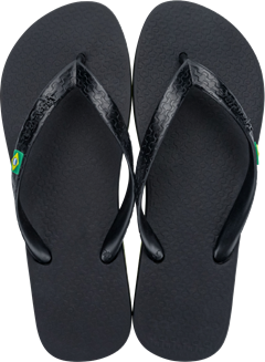 Sandalia Ipanema Brasil Adulto Preto/Preto 41/42