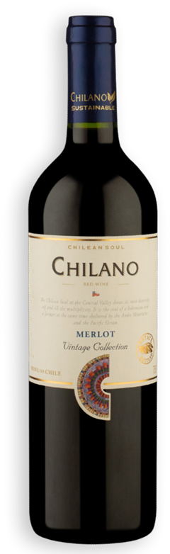 Vinho Chileno Chilano Merlot 750ml