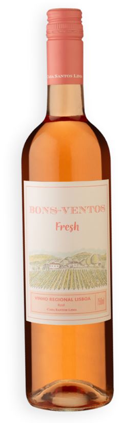 Vinho Portugues Bons Ventos Fresh Rose 750ml