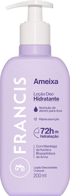 Locao Hidratante Francis Ameixa Lilas 200ml