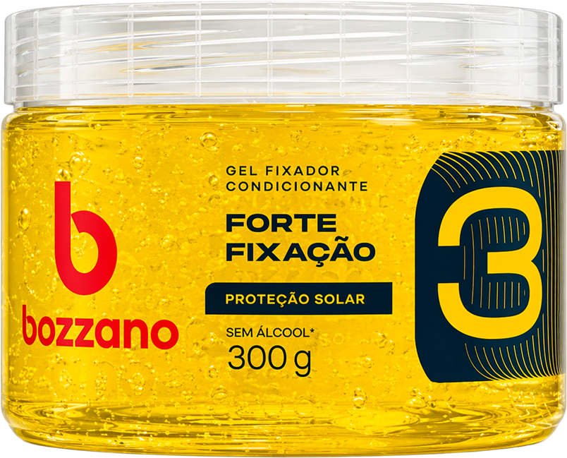 Gel Capilar Bozzano Protecao Solar Amarelo 300g