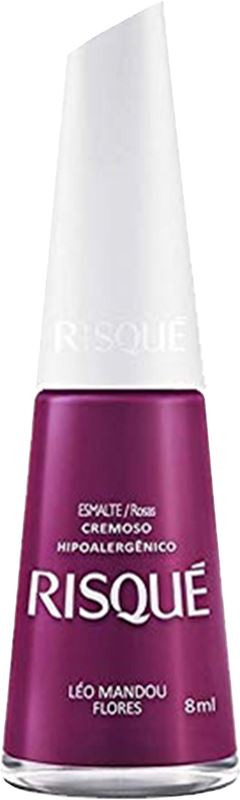 Esmalte Risque Cremoso Leo Mandou Flores 6un