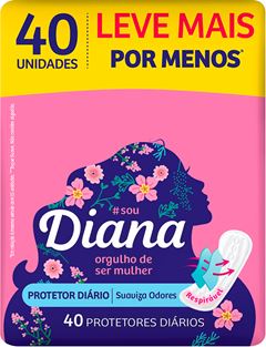 Protetor Diario Diana Suave 40un