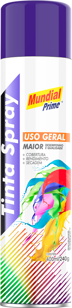 Tinta Spray Mundial Prime Azul Escuro 400ml